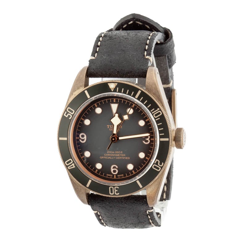 Tudor Heritage Black Bay Bronze 79250B Leather Strap