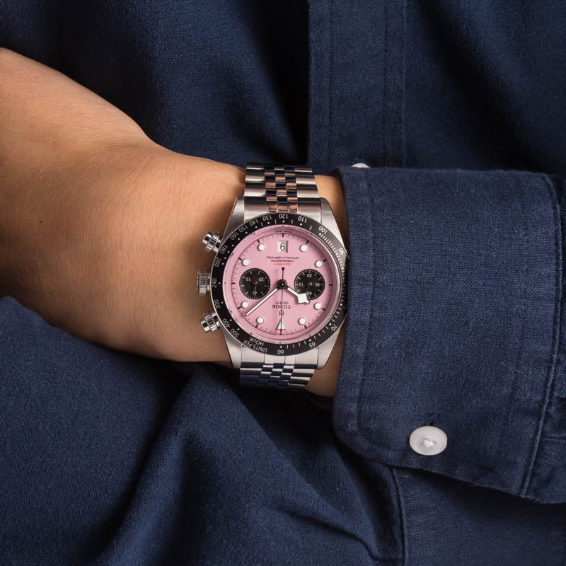 Tudor Black Bay Chrono 79360N Pink Dial