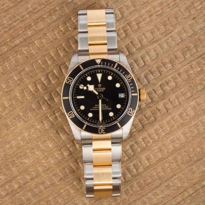 Pre-Owned Tudor Black Bay S&G 79733N Two Tone