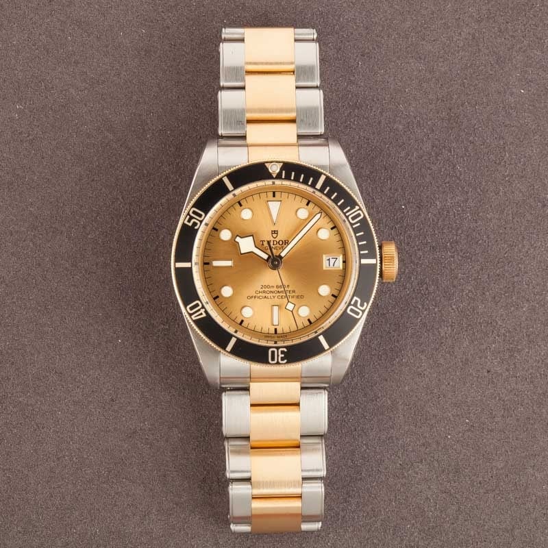 Tudor Black Bay 79733N Two Tone Black Dial