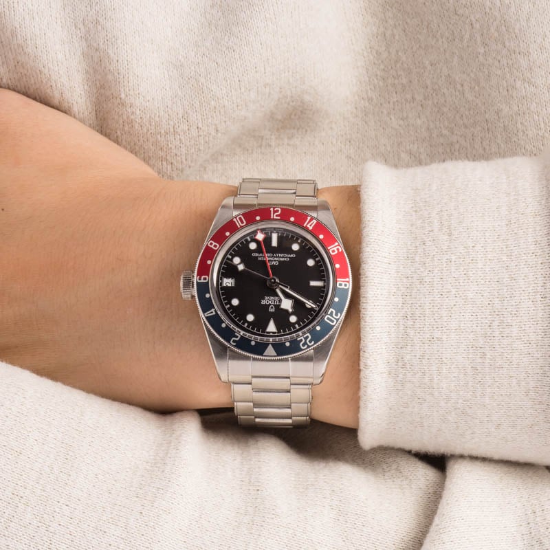 Pre Owned Tudor Black Bay GMT 79830RB Black Dial