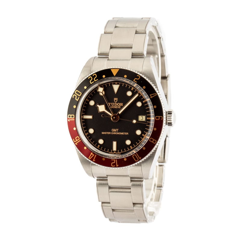 Pre-owned Tudor Black Bay 58 GMT Black & Burgundy Bezel