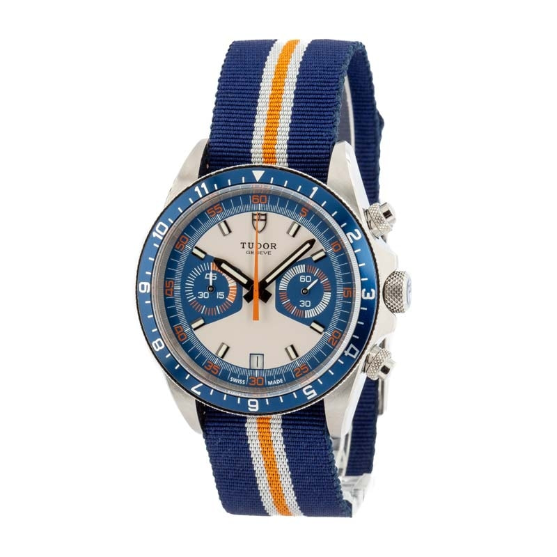 Tudor Heritage Chrono 70330 Blue Strap