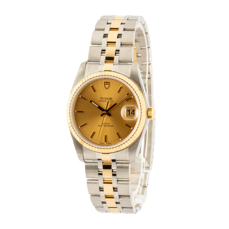 Pre-owned Tudor Prince OysterDate 74033