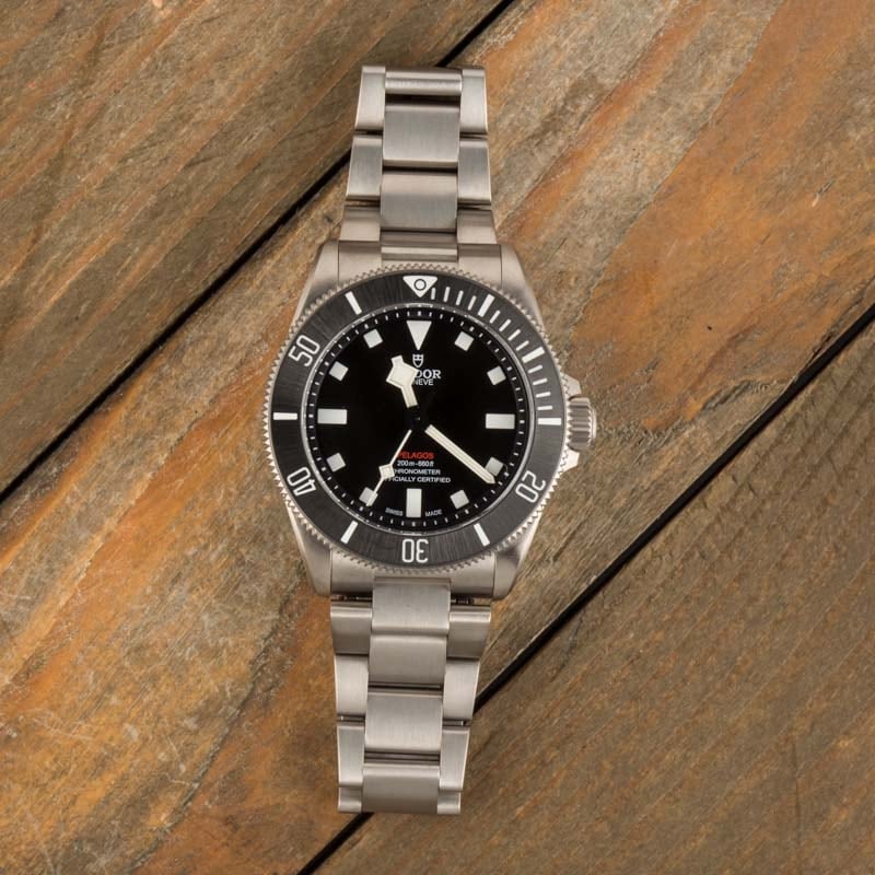 Pre-Owned Tudor Pelagos 25407 Titanium