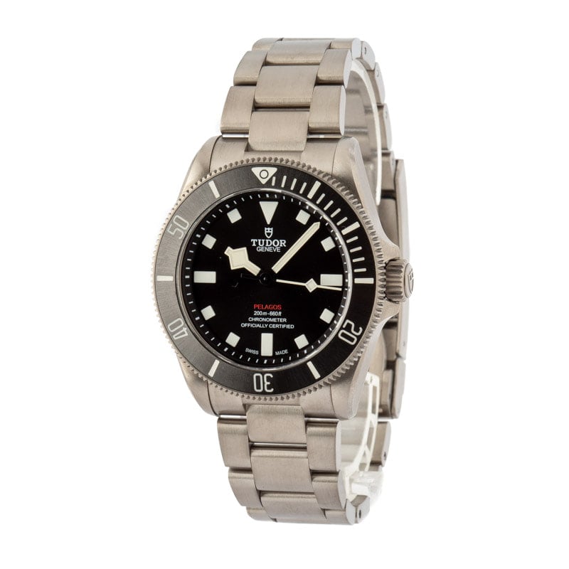 Pre-owned Tudor Pelagos 25407 Black Dial