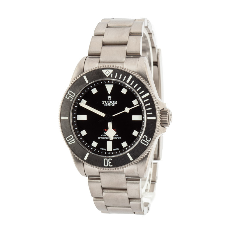 Pre-owned Tudor Pelagos 25407 Black Dial