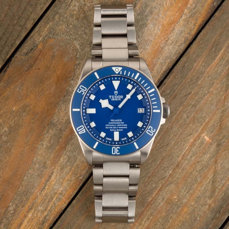 Pre-Owned Tudor Pelagos 25600 Blue Dial