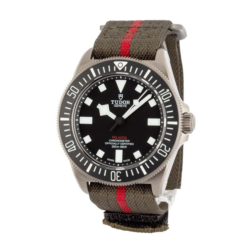 Tudor Pelagos FXD 25717 Titanium on Fabric Strap