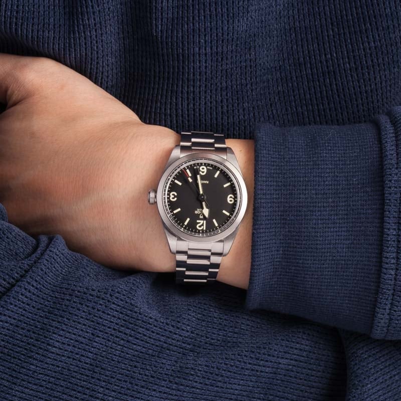 Tudor Ranger Black Arabic Steel