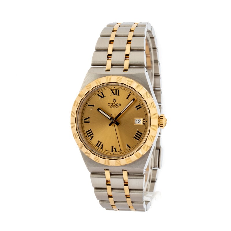 Tudor Royal ref 28503 Stainless Steel & Yellow Gold