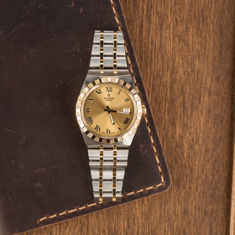 Tudor Royal ref 28503 Stainless Steel & Yellow Gold