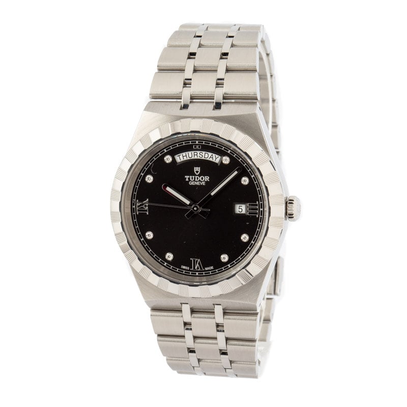 Pre-Owned Tudor Royal Stainless Steel Diamonds