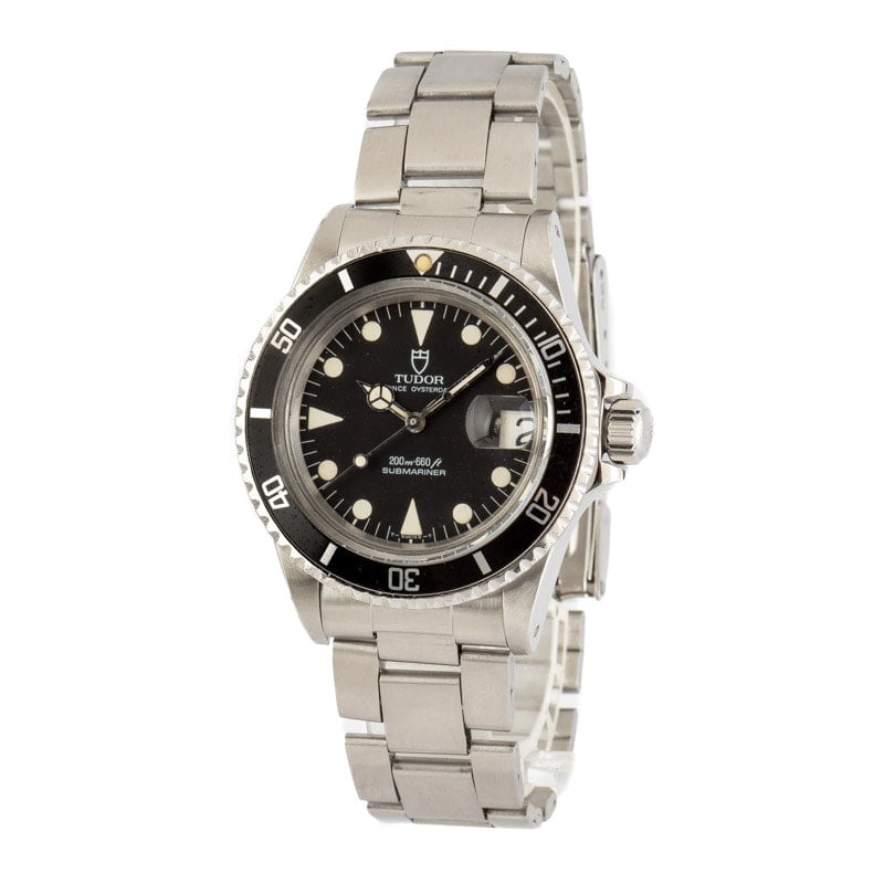 Vintage Tudor Submariner 79090 Black Dial