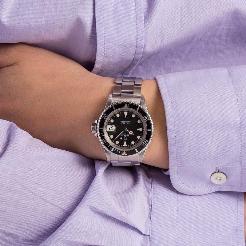 Vintage Tudor Submariner 79090 Black Dial