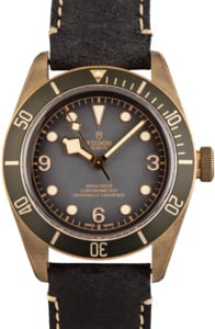 Tudor Heritage Black Bay Bronze 79250BA Leather Strap