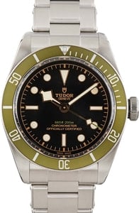 Tudor Black Bay 79230G Harrods Special Edition Green Bezel