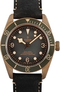 Tudor Heritage Black Bay Bronze 79250B Leather Strap