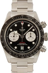 Used Tudor Black Bay Chrono Ref 79360 Steel