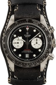 Mens Tudor Black Bay Chrono