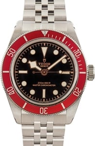 Pre-owned Tudor Black Bay Red Bezel