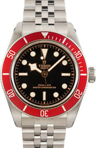 Pre-owned Tudor Black Bay Red Bezel