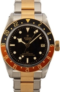 Pre-owned Tudor Black Bay GMT S&G Black