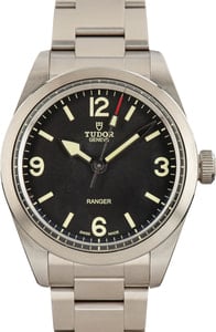 Tudor Ranger Black Arabic Steel