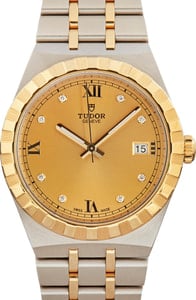 Tudor Royal ref 28503 Champagne Diamond Dial