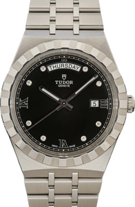 Pre-Owned Tudor Royal Stainless Steel Diamonds