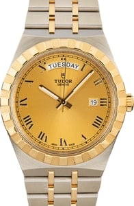 Tudor Royal Steel & 18k Gold Champagne Dial