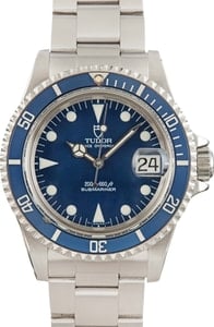 Vintage Tudor Submariner 79090 Blue Dial