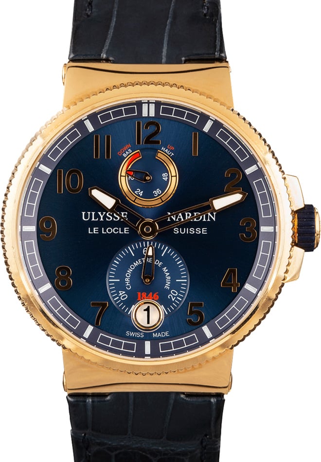 Buy Used Ulysse Nardin Marine Chronometer 1186 126 Bob s Watches